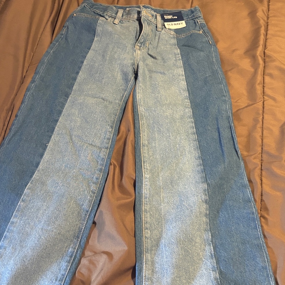 Old Navy Kids Two-Tone Blue Jeans